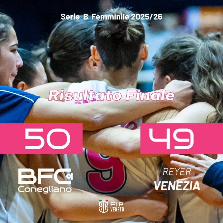 SERIE B FEMMINILE | 12a GIORNATA DI ANDATA | BFC 50 – 49 REYER VENEZIA