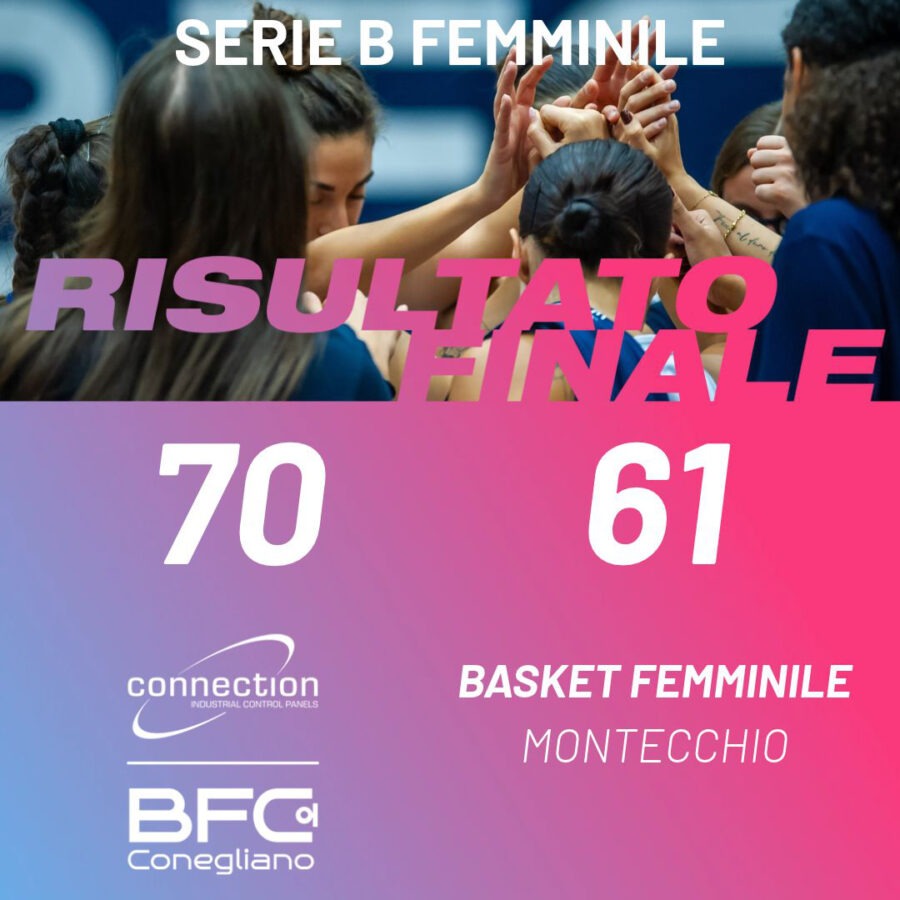SERIE B FEMMINILE | 3a GIORNATA DI ANDATA | BFC 70 – 61 MONTECCHIO